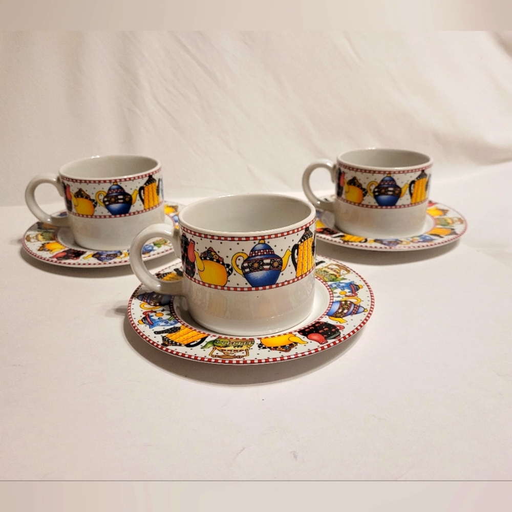 SAKURA Vintage 1994  “Teapots”